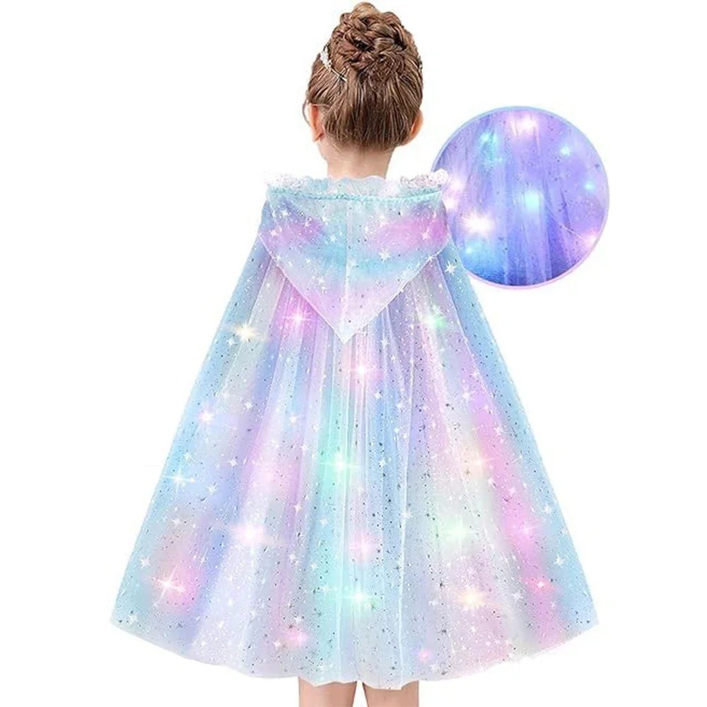 LED Princess Dresses for Girls Costume Toys Light UP