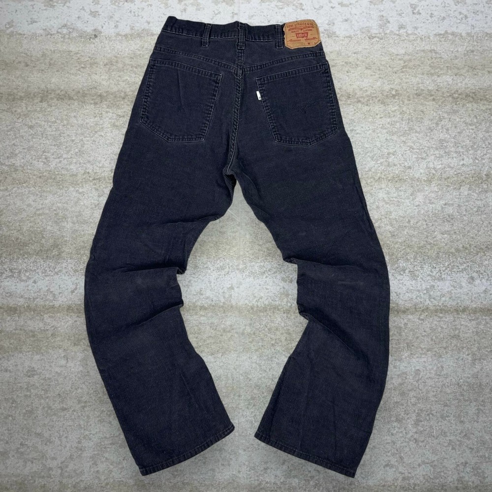 True Vintage Levis Corduroy Pants 30x32 517 Bootcut Flared Purple Flat Front 70s
