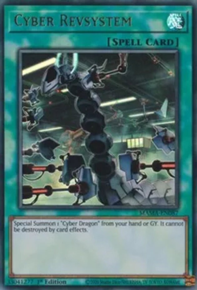 Cyber Revsystem MAMA-EN087 Ultra Rare 1st Ed Lightly Played Yugioh Card