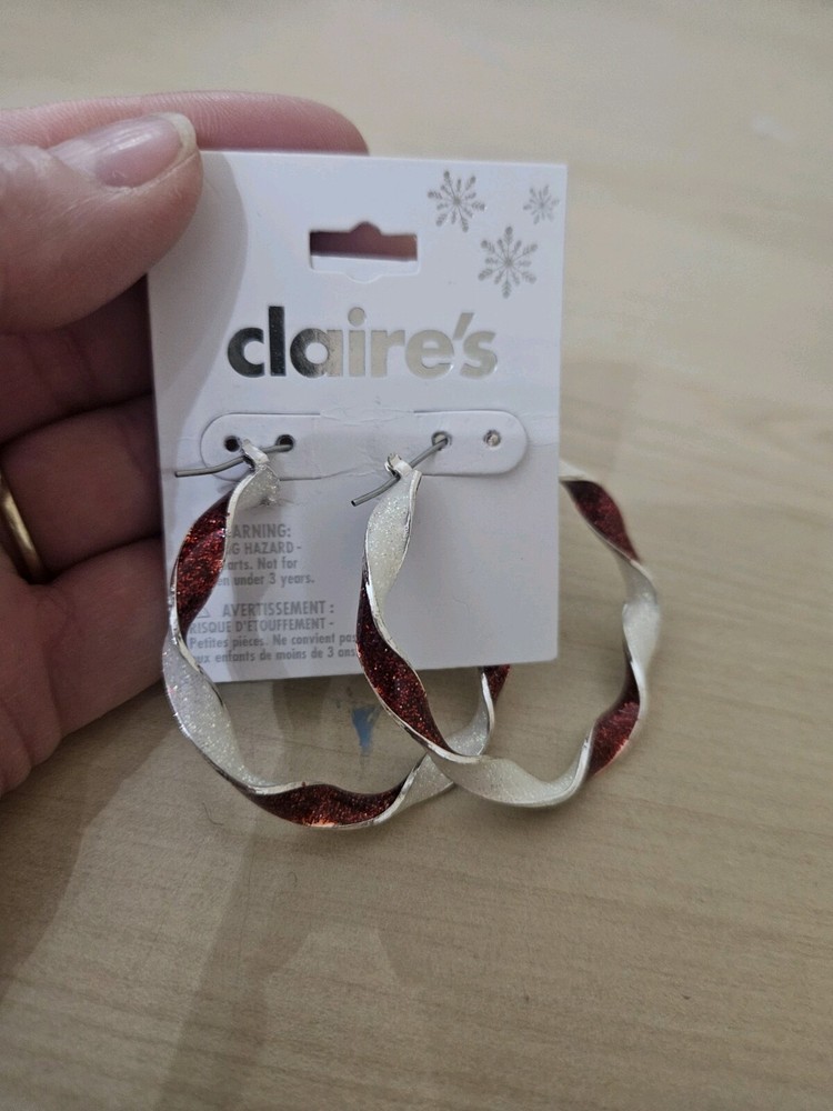 Christmas Festive  Hoops Earings