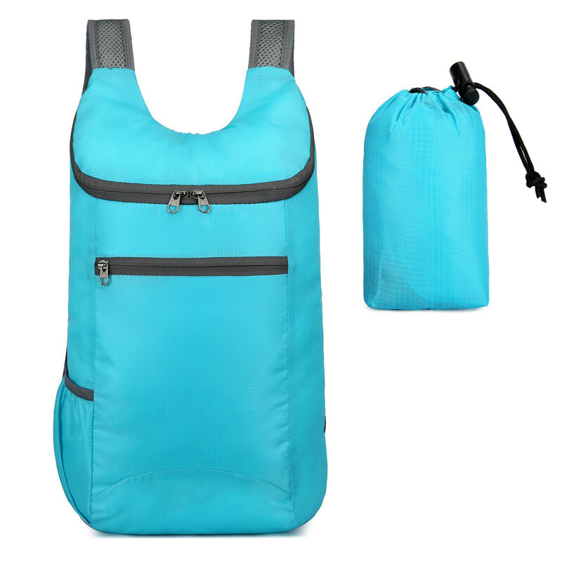 Outdoor foldable skin backpack for travel and hiking
