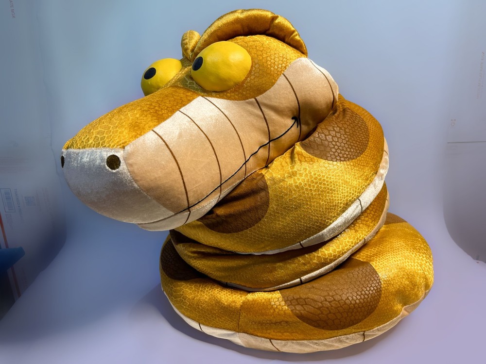 Disney Store Jungle Book Kaa Snake Plush Large Coiled Stuffed Animal