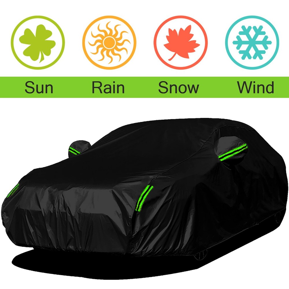 For Ford Mustang Full Car Cover Outdoor Waterproof Sun UV All Weather Protection