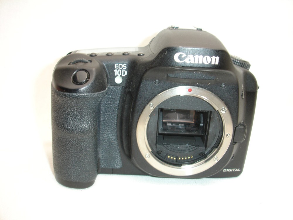 Canon EOS 10D 6.3MP Digital SLR Camera - Black (Body Only) sn1220401719 Untested