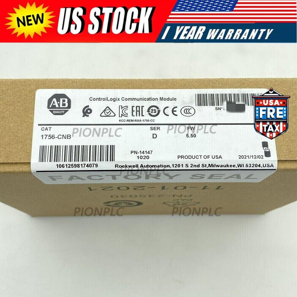 New Factory Sealed 1756-CNB / E ControlLogix ControlNet Bridge 1756-CNB