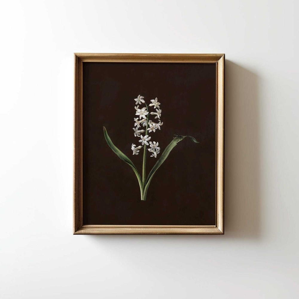 Preppy Wall Decor Vintage Botanical Oil Painting Art Neutral Gallery Wall Print