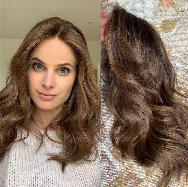 Highlight Brown Wig 13x4 Lace Front Wigs 100% Human Hair Wigs for Women