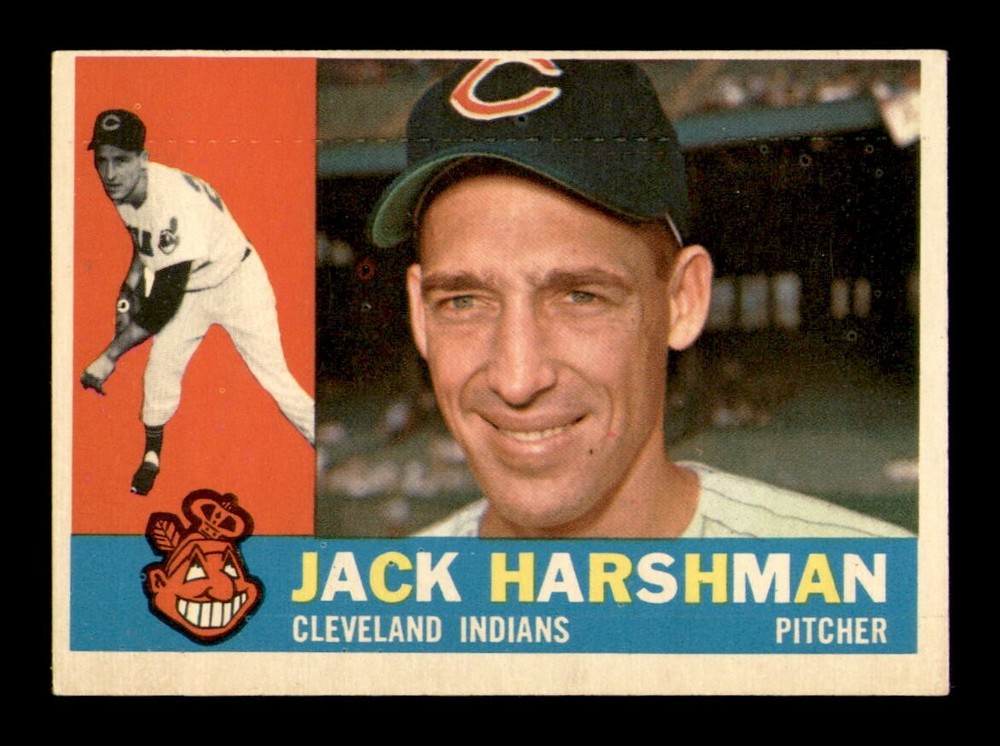 1960 Topps #112 Jack Harsman EX-MT Baseball Card – OBGcards
