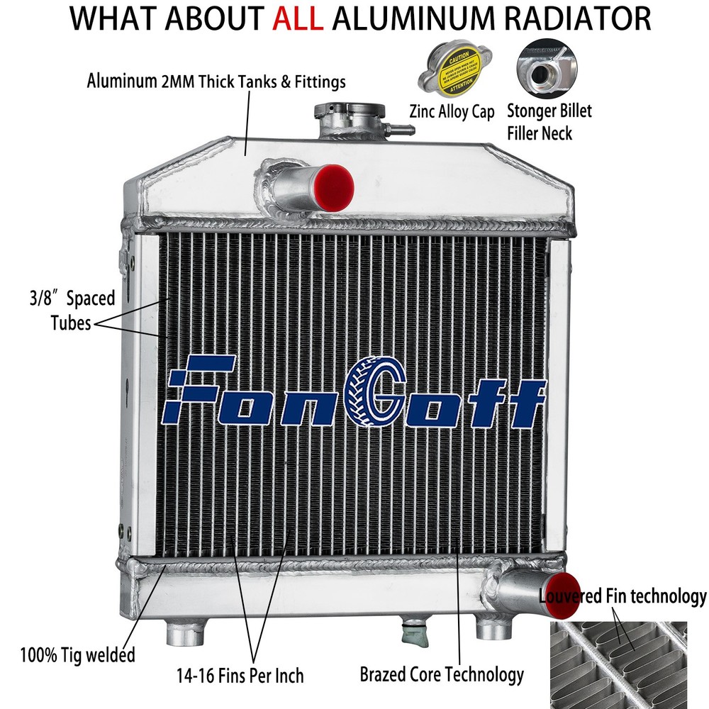 Radiator For Kubota B6100 B7100 B6100HST B7100HST-DT 15553-72060 US