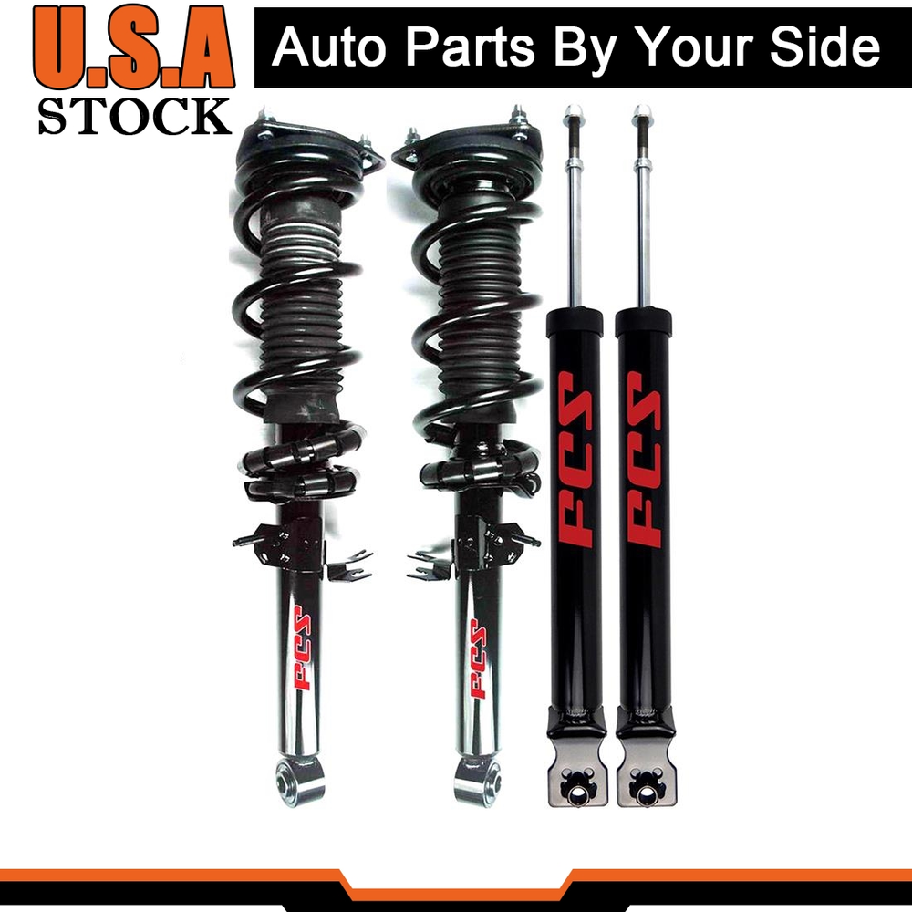 New OE Front Struts & Rear Shocks With Sway Bar For 2007-2008 Infiniti G35 2WD