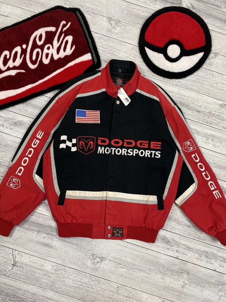 Vintage Dodge Motorsports JH Jeff Hamilton design nascar racing jacket