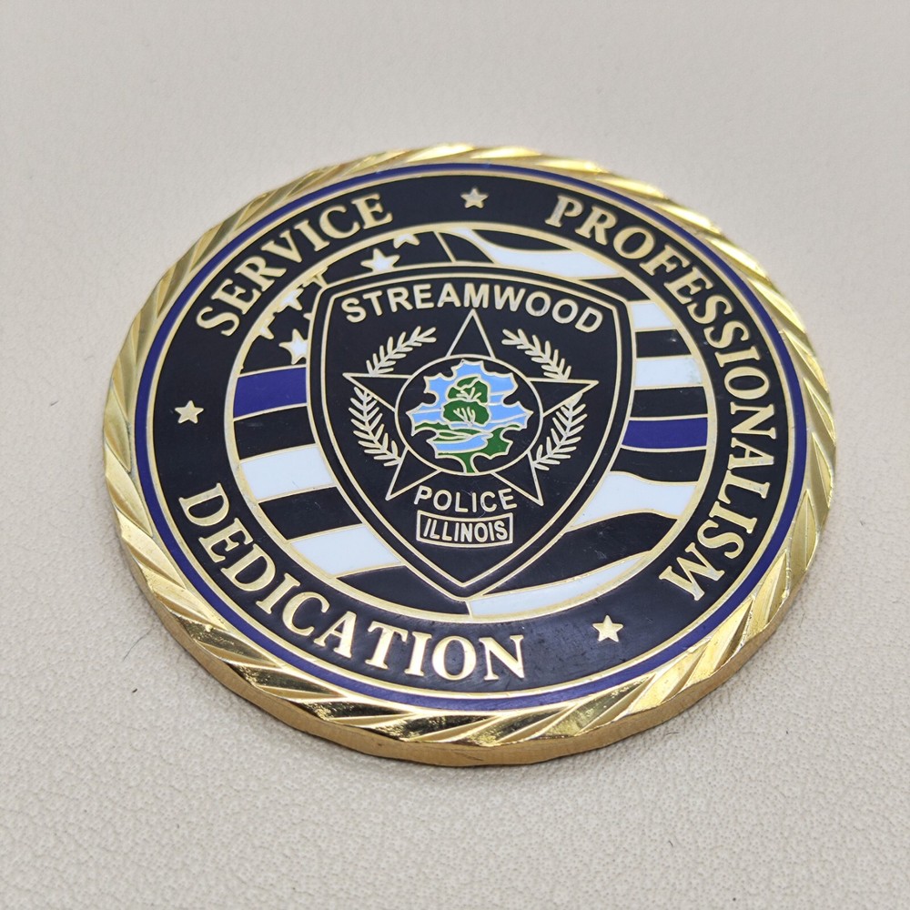 Streamwood Illinois Police Department Challenge Coin
