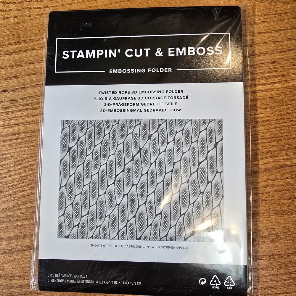 Stampin' Up! Twisted Rope Embossing Folders