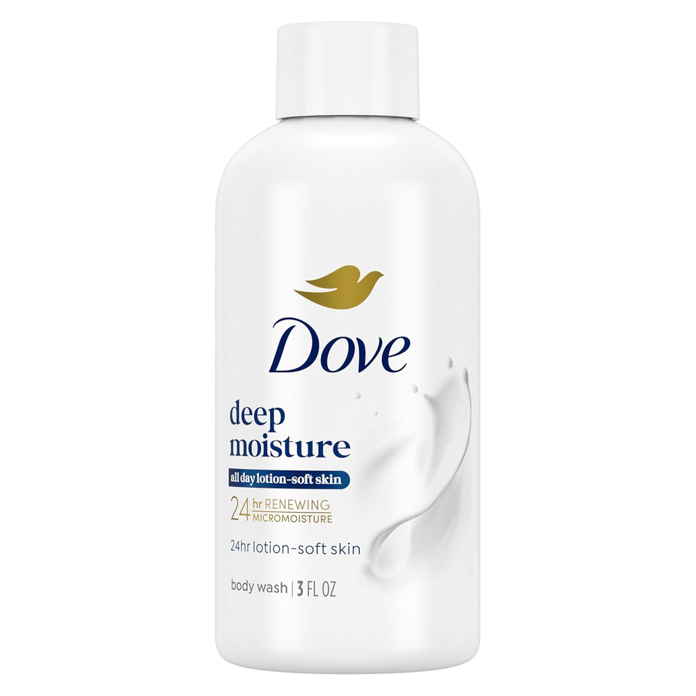 Dove Deep Moisture Body Wash for 24Hr Hydration & Soft Skin