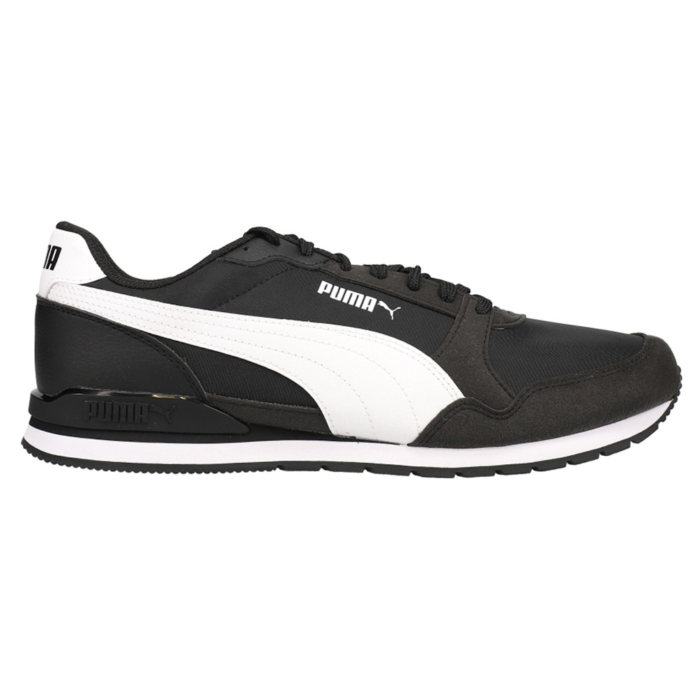 PUMA St Runner V3 Nylon Lace Up  Mens Black Sneakers Casual Shoes 384857-01