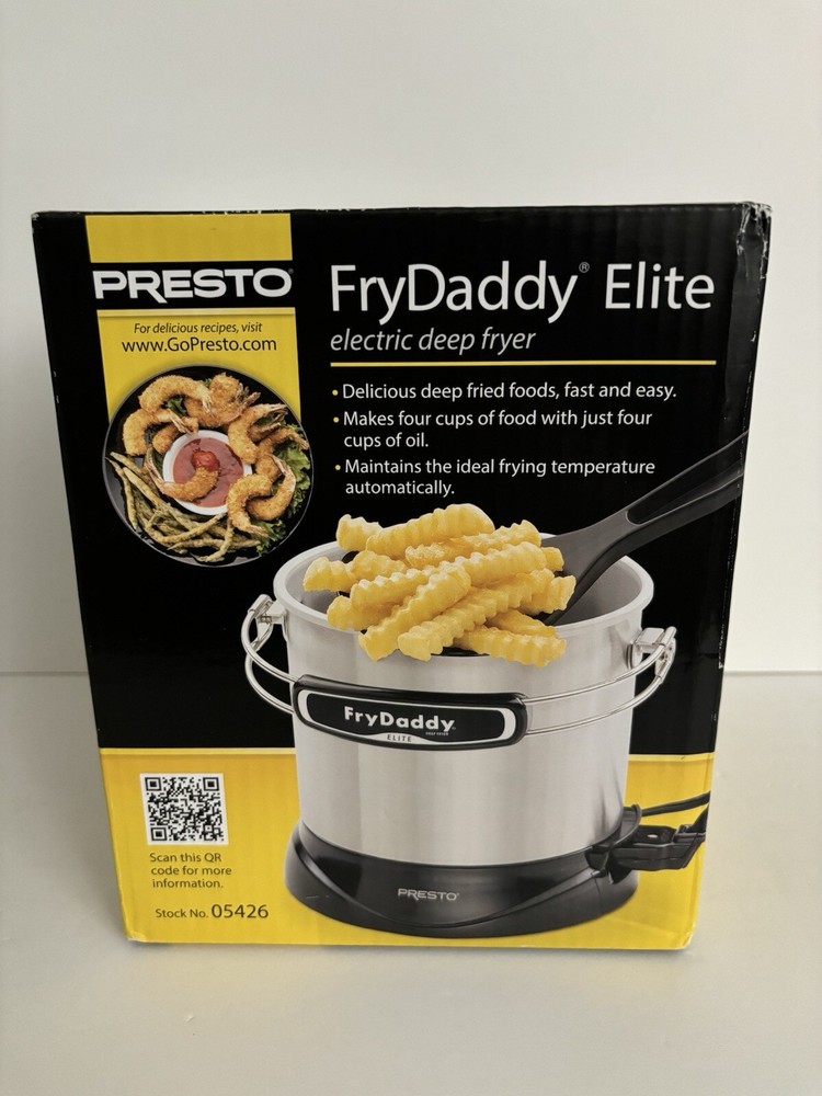 Presto FryDaddy Elite 05426 Electric Deep Fryer 4 Cups New In Box