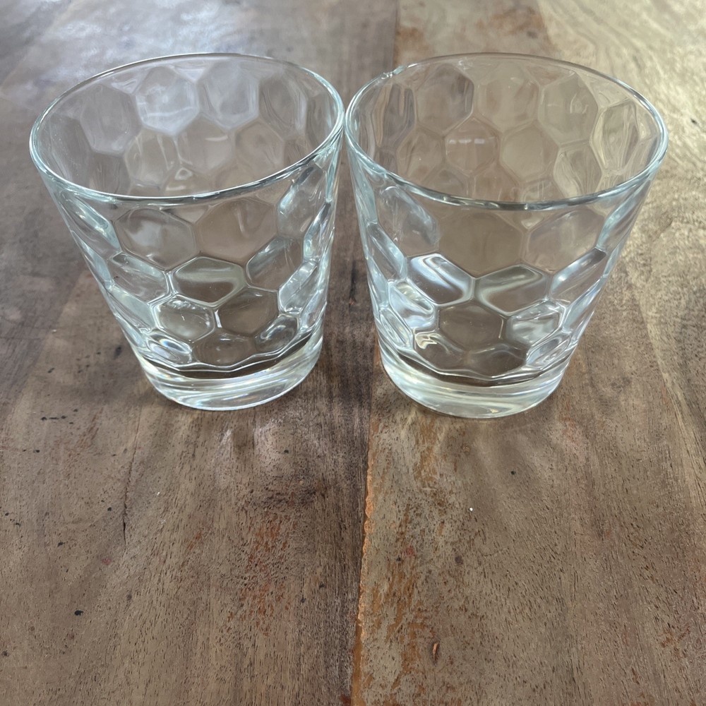 Vidivi Clear Glass Honey Set - 2 Old Fashioned Glasses
