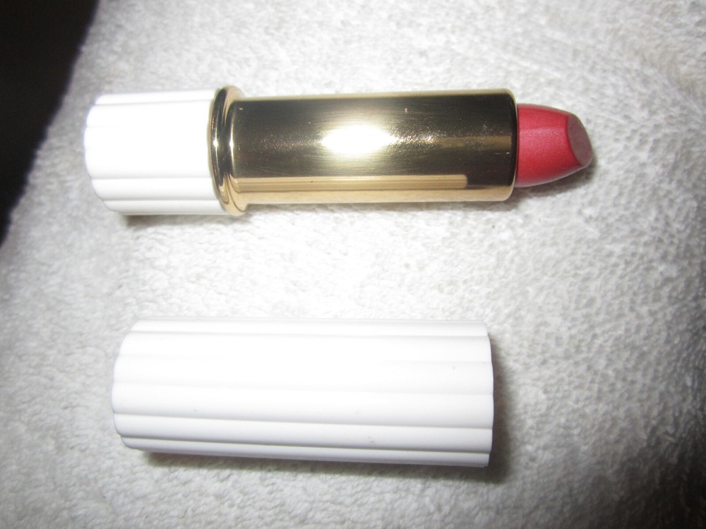 Estee Lauder Heathermist Pink All Day Lipstick Rare White Case NOS