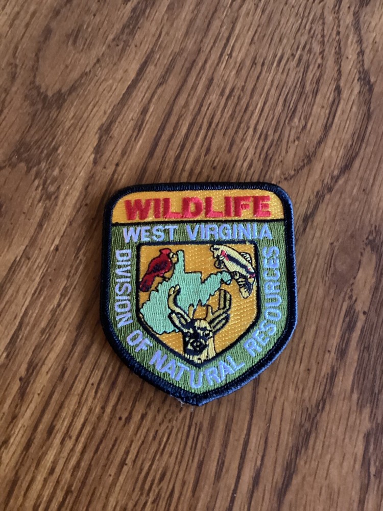 Rare West Virginia Wildlife Div. of Natural Resources patch DNR Game Warden