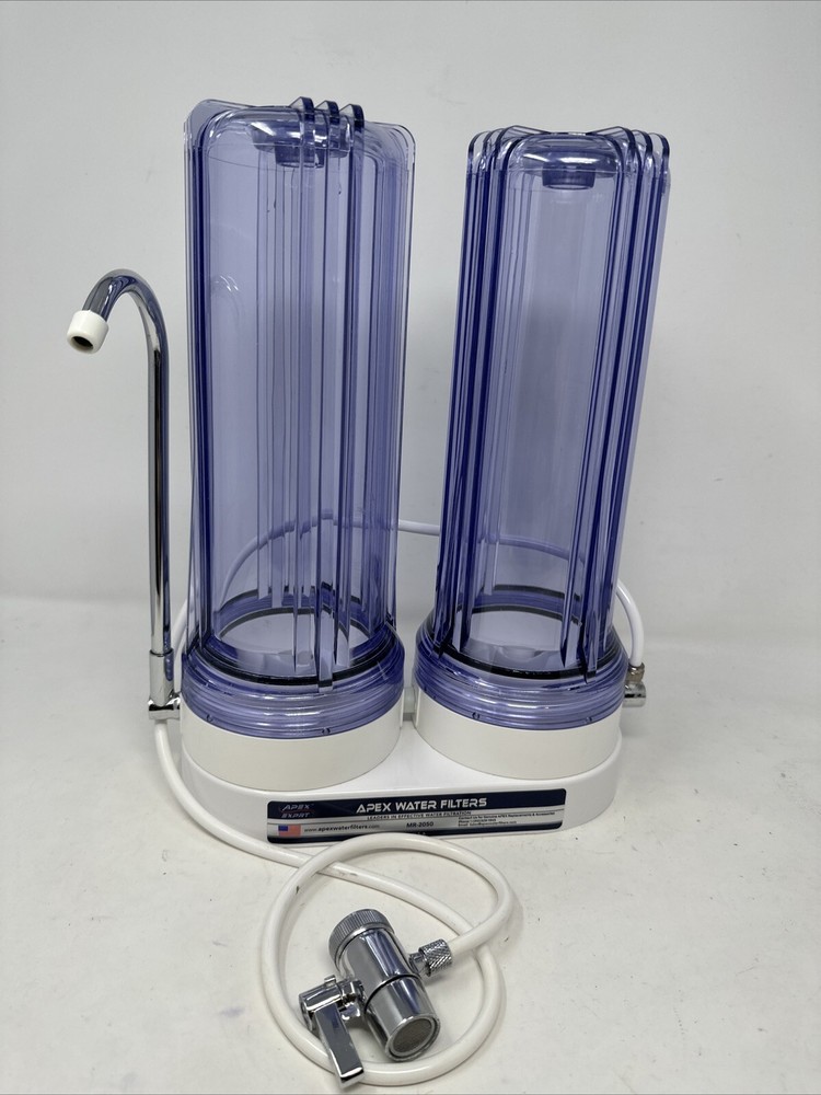 APEX EXPRT MR-2050 Dual Countertop Water Filter System Carbon