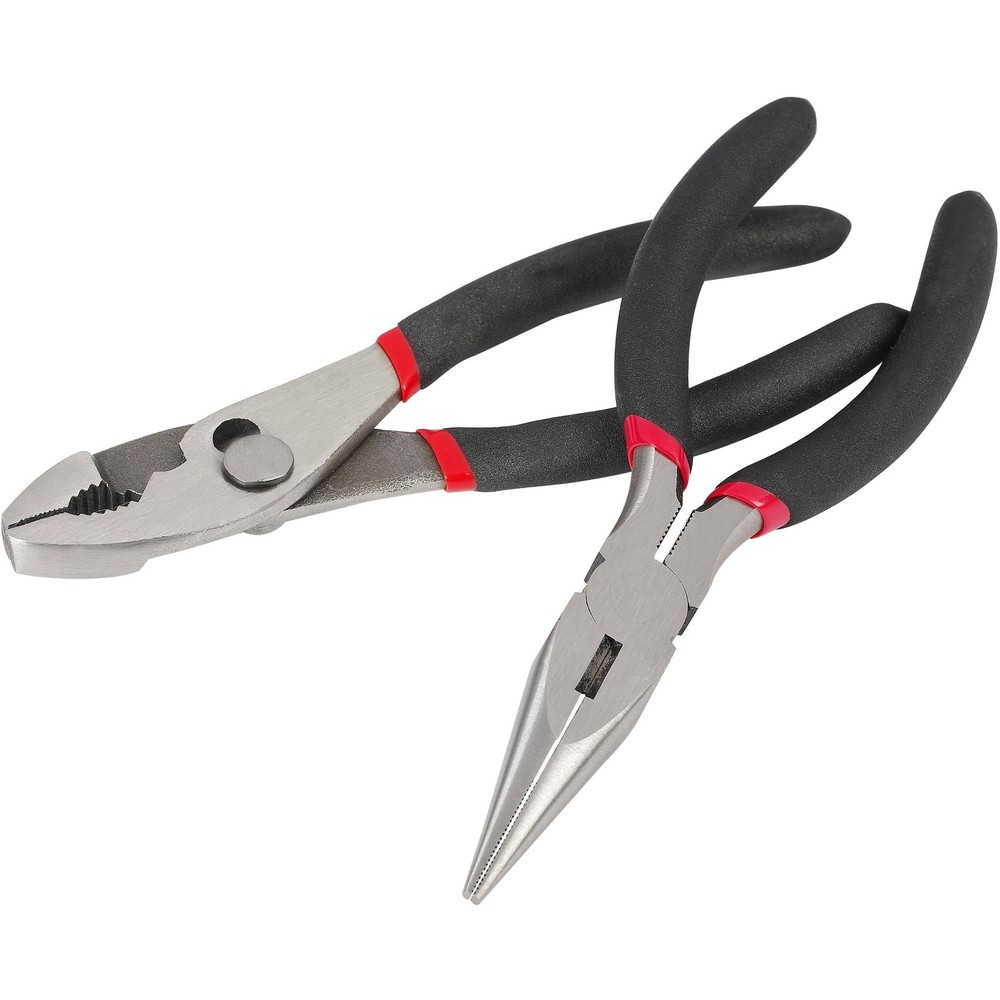 6-Inch Slip-Joint & Long Nose Pliers Set of 2