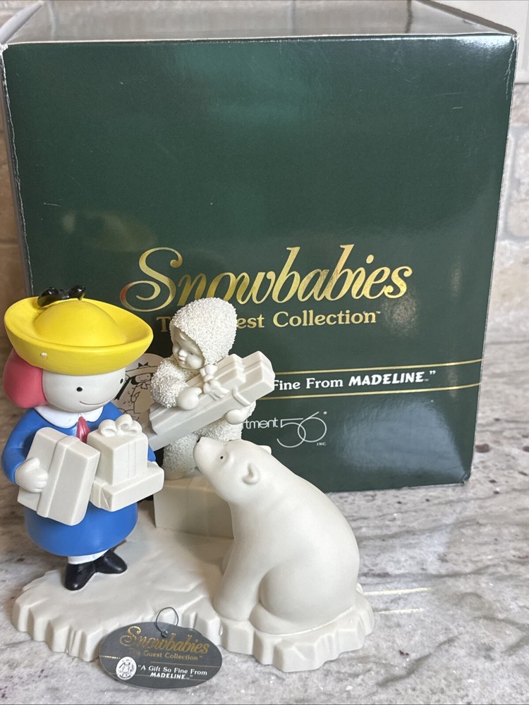 Dept 56 Snowbabies 1999 A Gift So Fine Madeline Guest Collection with Box and Tag