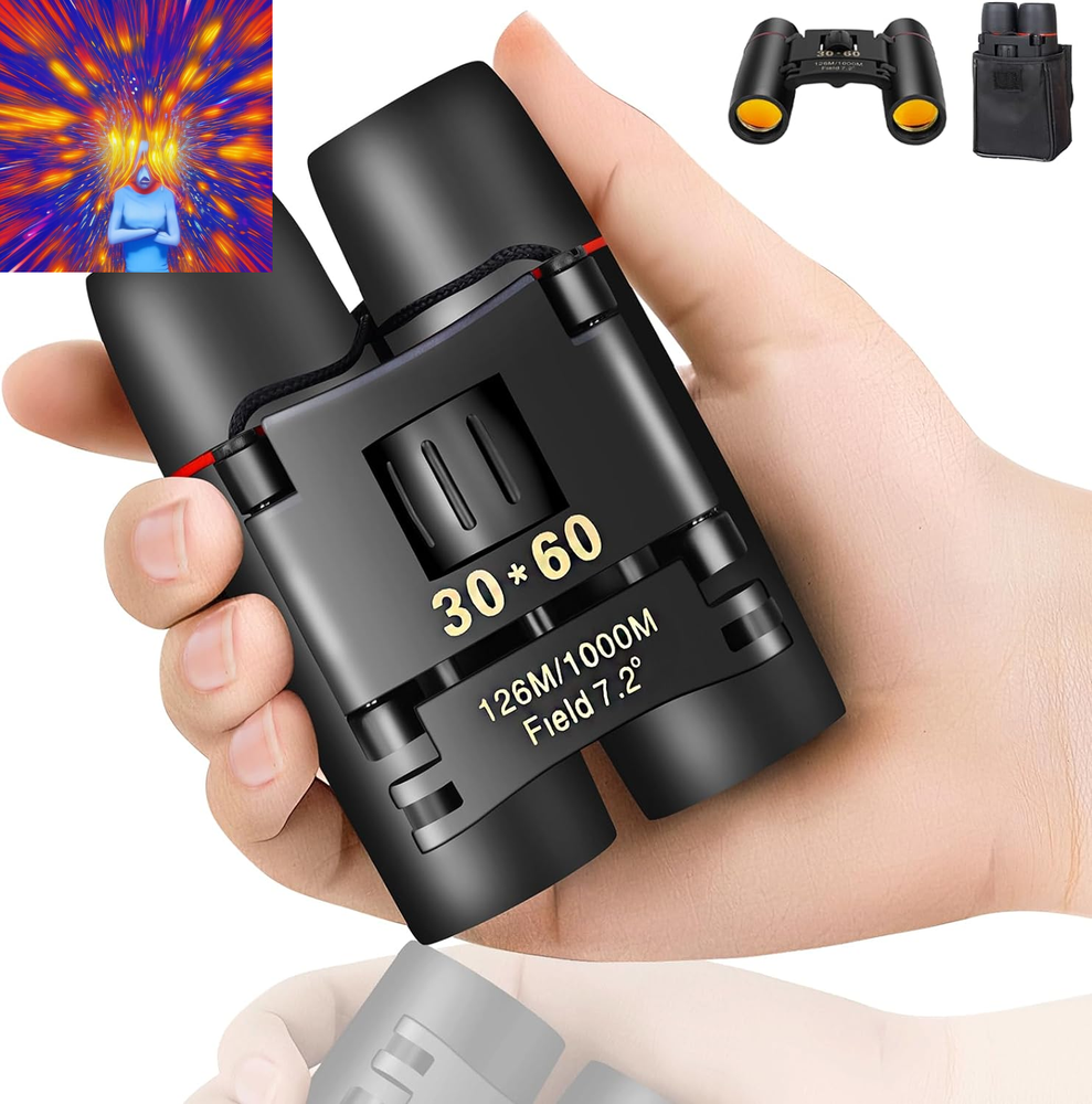 Compact Binoculars, HD Mini Portable Outdoor Binoculars, Pocket Lightweight Fold