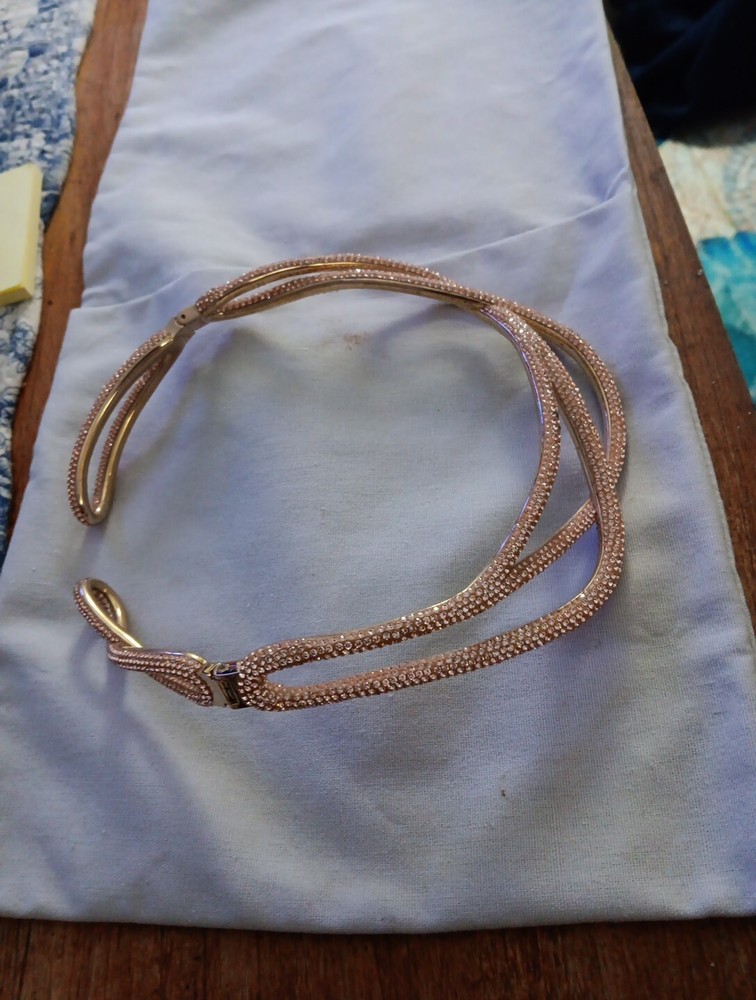 Atelier Swarovski Crystal Tigris Hinged Choker Brand New