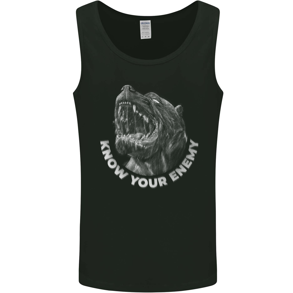 Know Your Enemy Staffy Staffordshire Terrier Mens Vest Tank Top