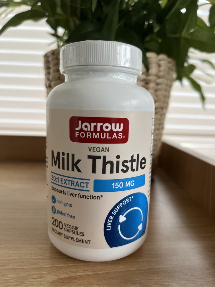 Jarrow Formulas Vegan Milk Thistle, 150 mg, 200 Veggie Caps-- Please Read!!!!