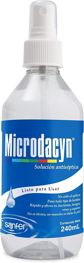 MICRODACYN 8 oz ANTISEPTIC DISINFECTANT BURNS PRESSURE ULCERS DIABETIC WOUNDS