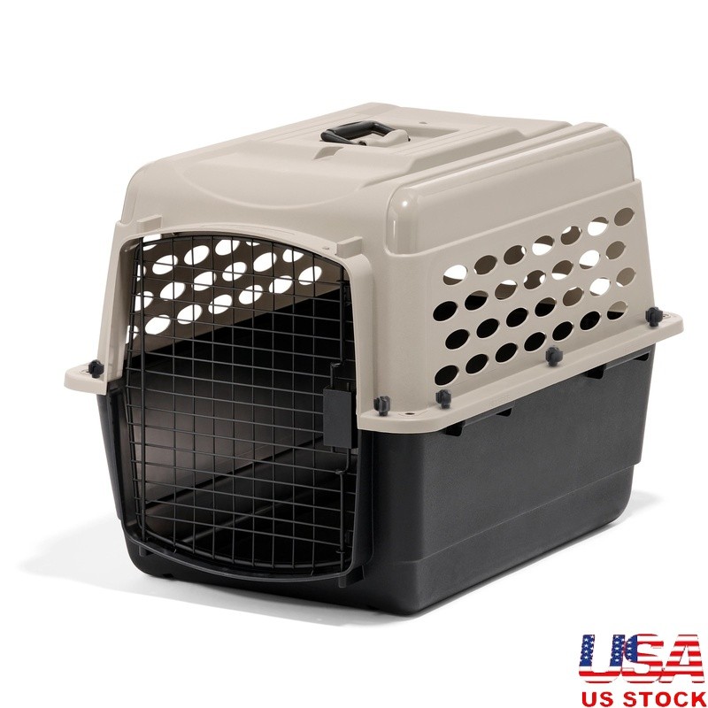 Airline Approved Dog Crate Portable Pet Kennel Hard Plastic Carrier Ventilated