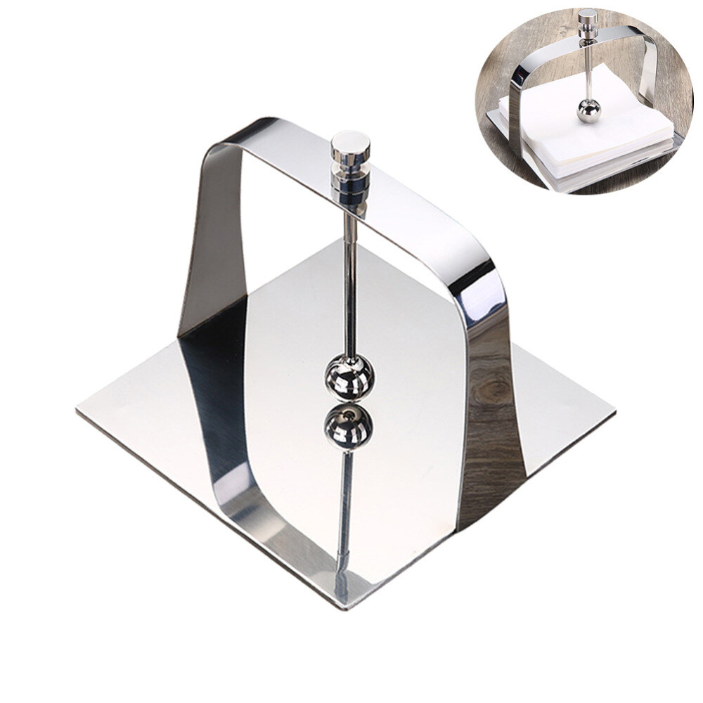 Stainless Steel Napkin Holder for Tables - Durable Napkin Stand