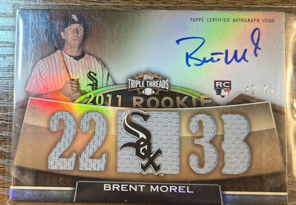 2011 Topps Triple Threads - Rookie Sepia #134 Brent Morel /75 (AU, MEM, RC)