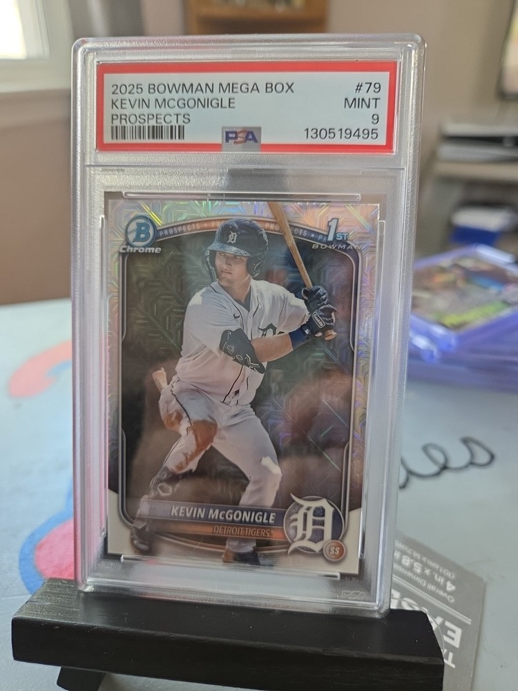 2025 Bowman - Chrome Prospects Kevin McGonigle #BCP-79 Mojo Refractor (RC)