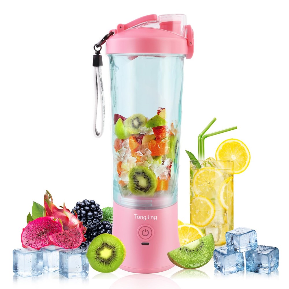 20oz Portable Personal Blender for Shakes Smoothies with 6 Blades