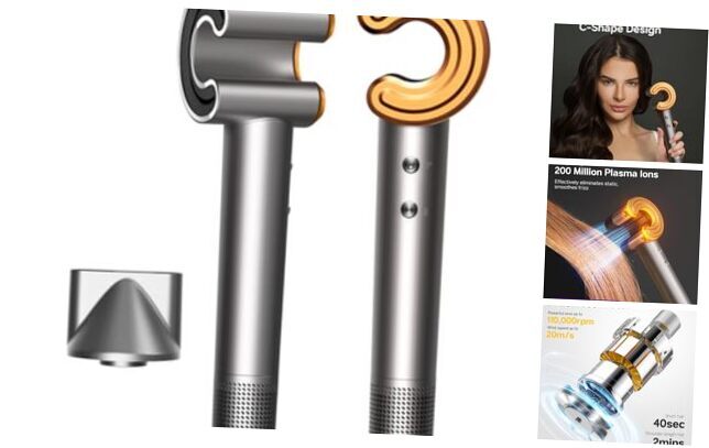 Hair Dryer for Women - 110,000 RPM High-Speed Brushless Motor, Nickel Copper