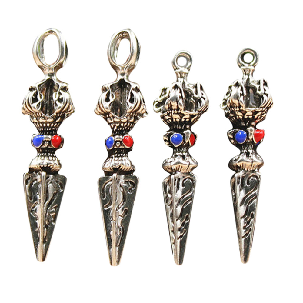 4 Copper Robot Charms for Jewelry Crafting Buddhist Miss Creative Pendants