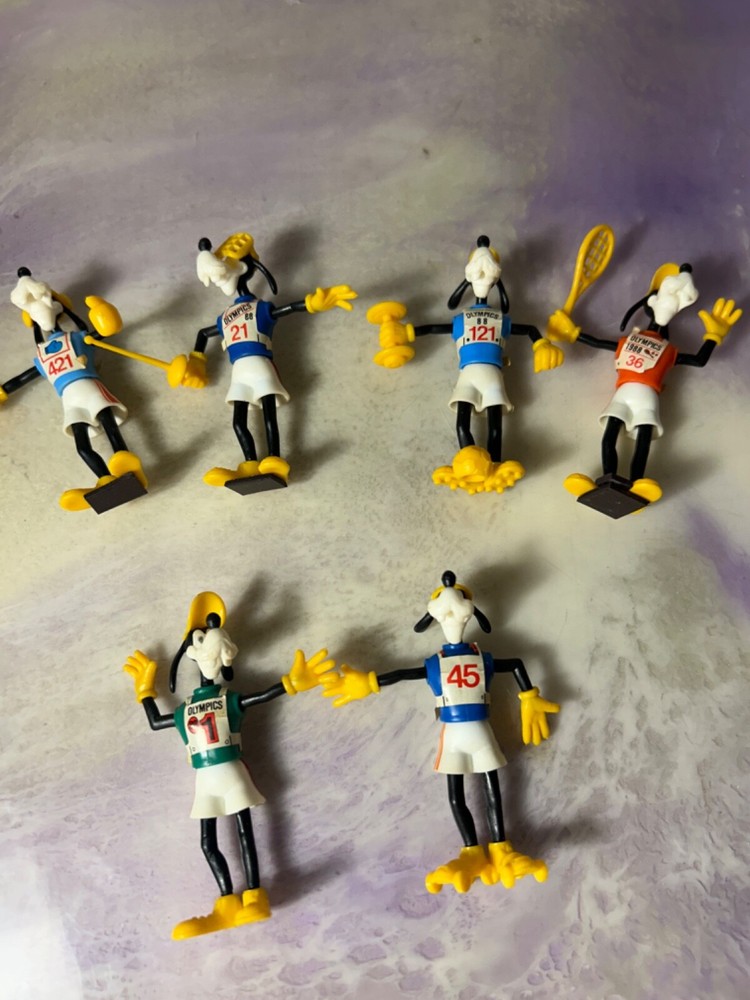 1988 Kinder Olympics Goofy Light Green Collectible Figure Lot