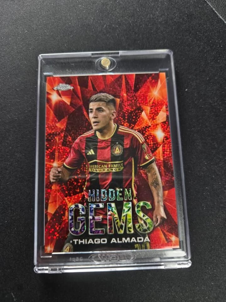 2024 Topps Chrome MLS Hidden Gems Thiago Almada Atlanta United #HG-1 Case Hit