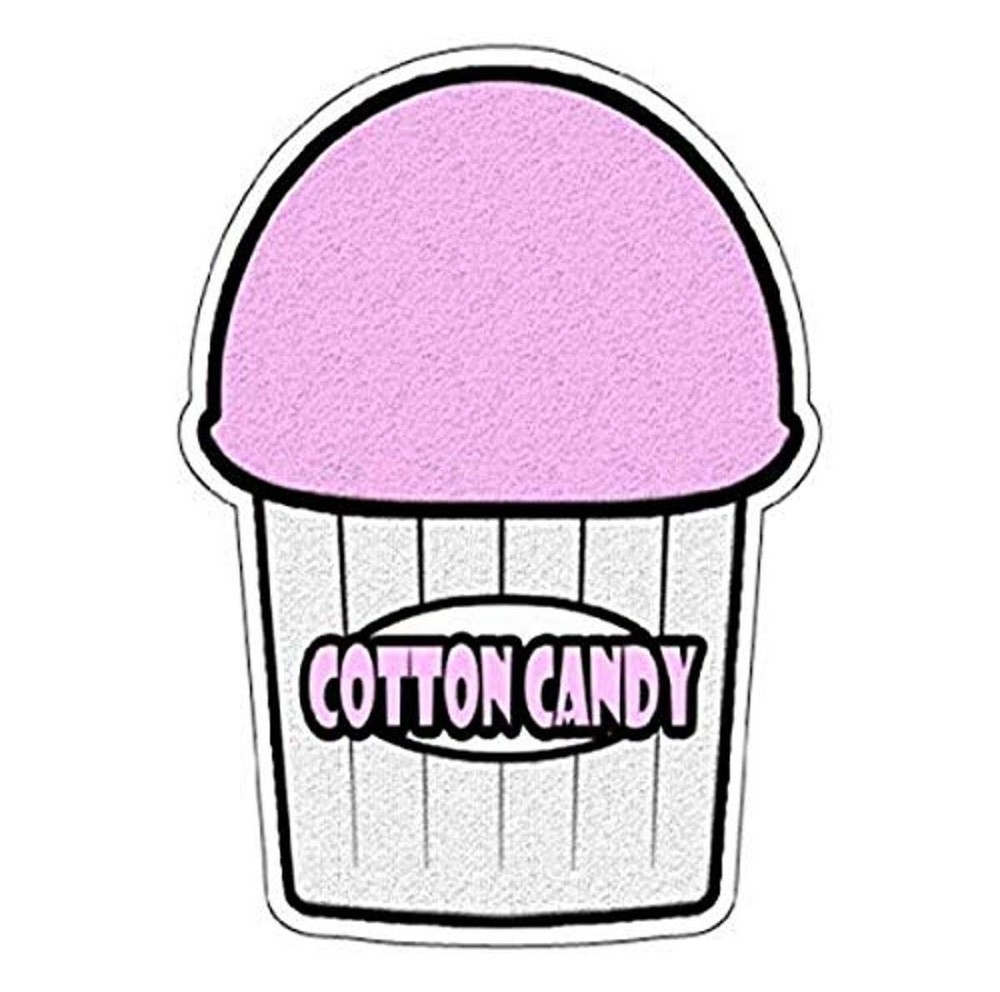 Cotton Candy Flavor Italian Ice Decal Shaved ice cart