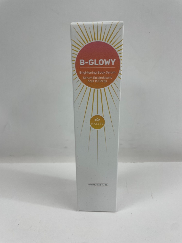 MAELYS B-GLOWY BRIGHTENING BODY SERUM 3.38 OZ BOXED