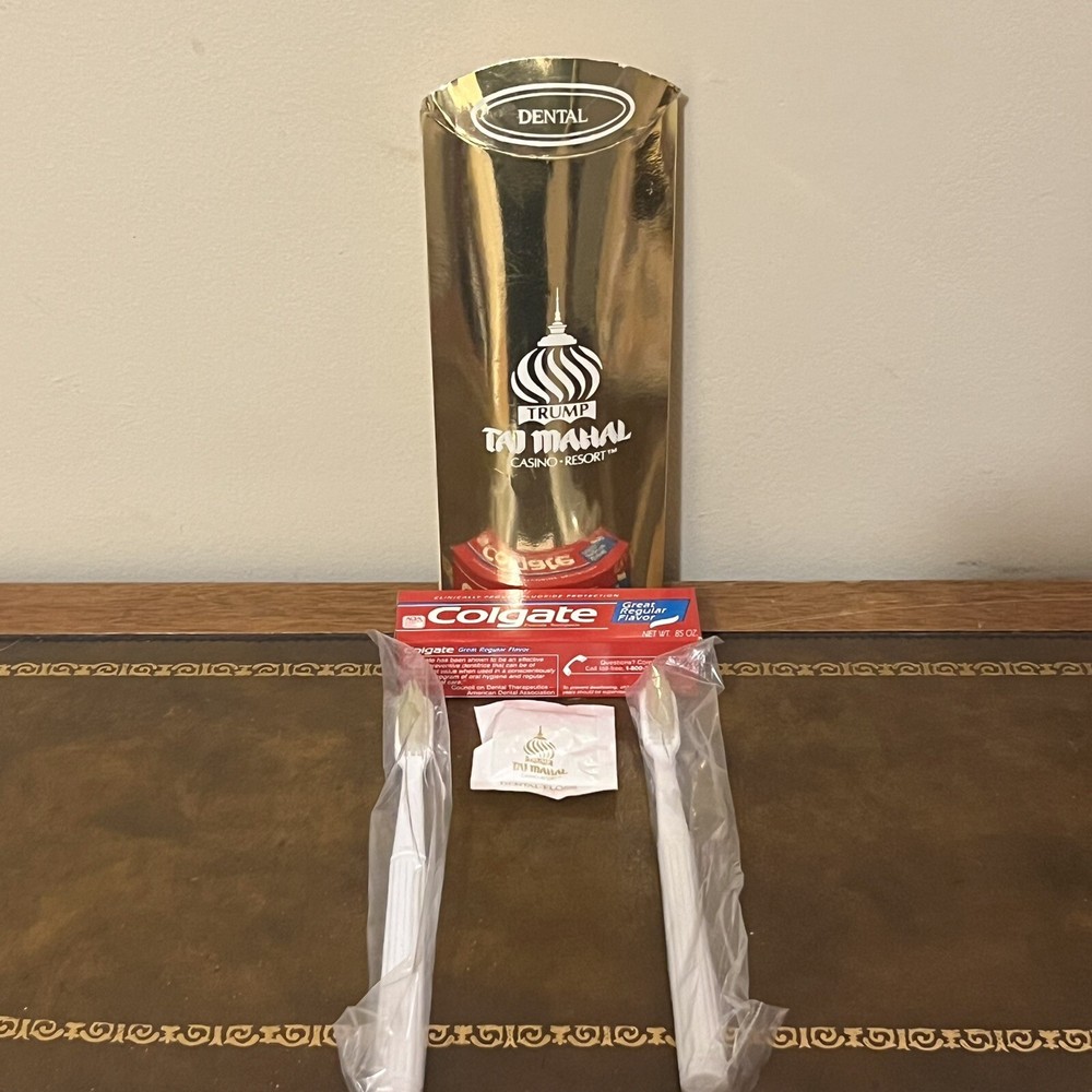 Vintage Trump Taj Mahal Dental Kit
