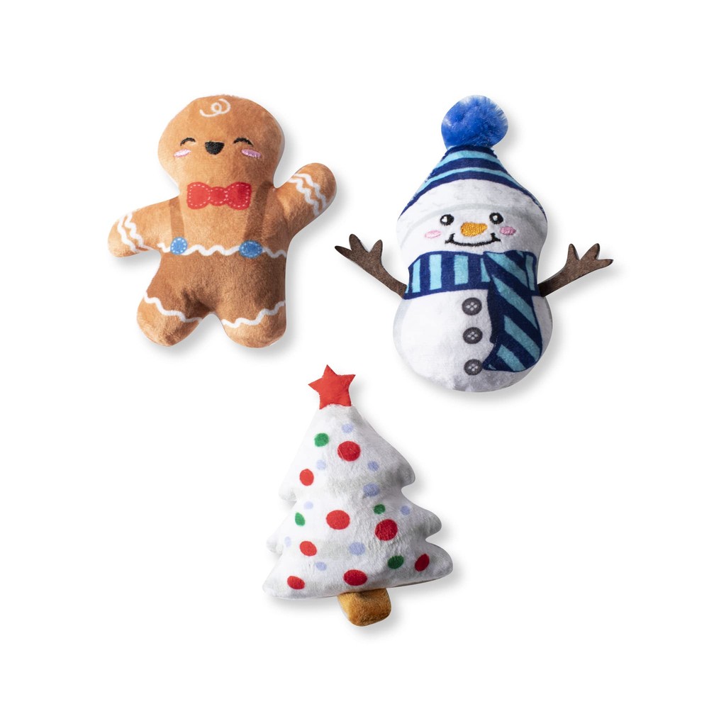 Studio Plush Dog Toy, 3 Piece Set, Feelin' Frosty, Wagsdale Collection (662026)