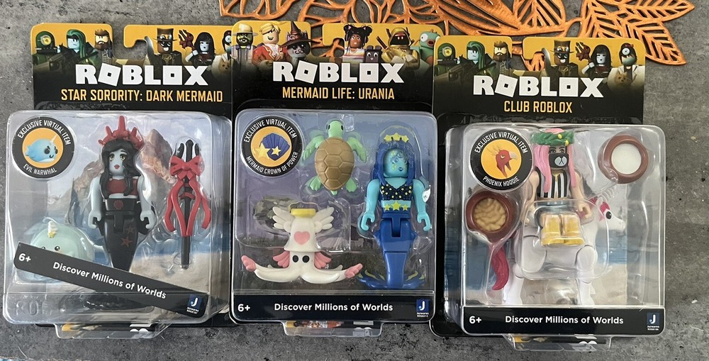 ROBLOX Lot Of 3 Jazwares Action Figures