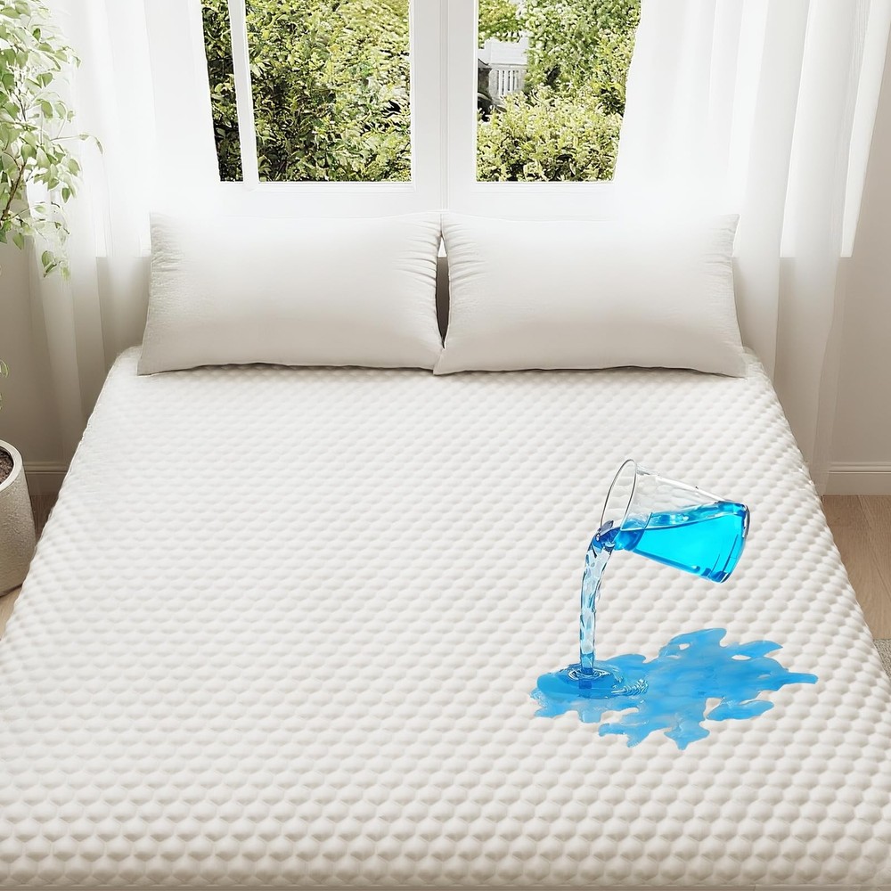 100% Waterproof Twin XL Mattress Protector for 6-20 Inch Beds