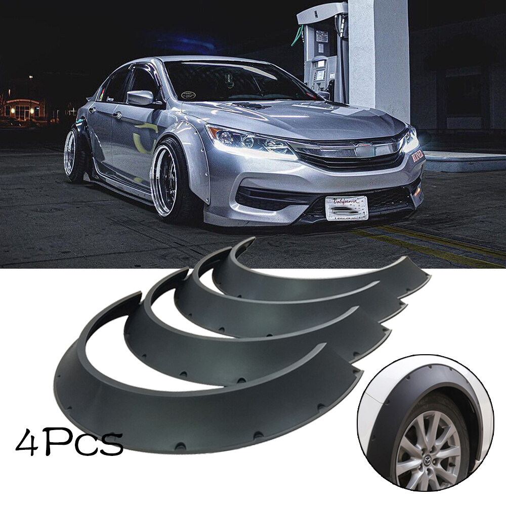 For Honda Accord 4PCS Fender Flares Wide Body Kit Wheel Arches Protector Cover