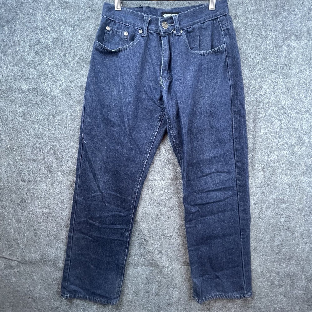 Vintage 90s Mecca Jeans for Men Size 32 Baggy Straight Leg Y2K Hip Hop Style
