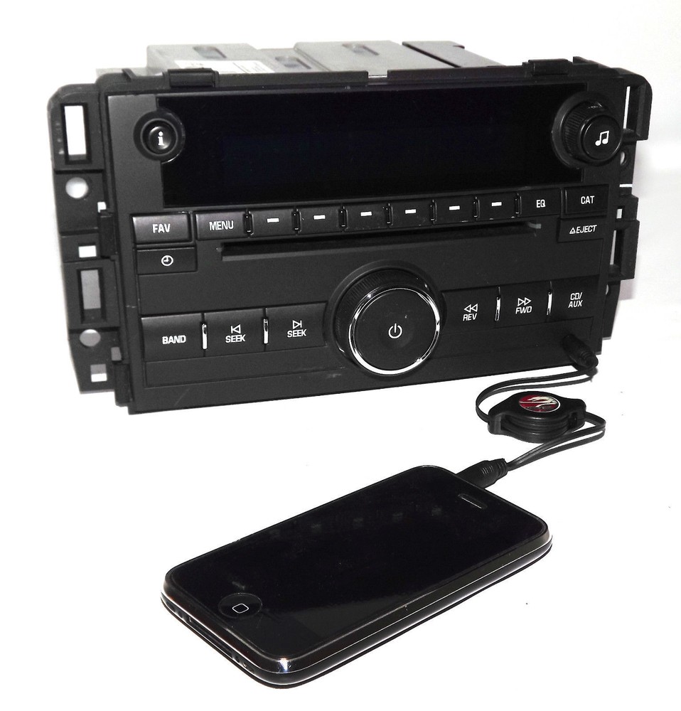 Chevy GMC Truck Radio 2009-2012 AM FM CD w Aux Input 20935116 Plastic UNLOCKED