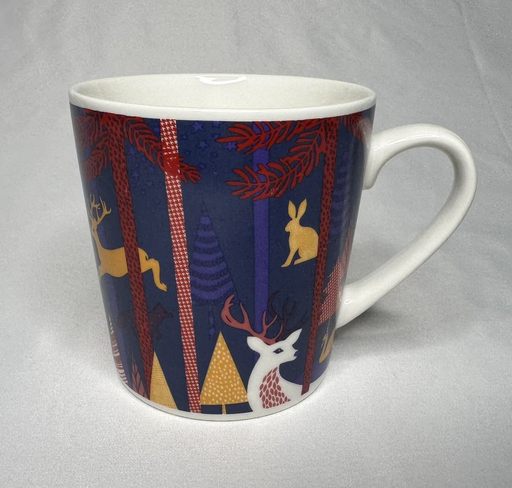 Starbucks 2017 Woodland Animals 18oz Ceramic Collectible Mug